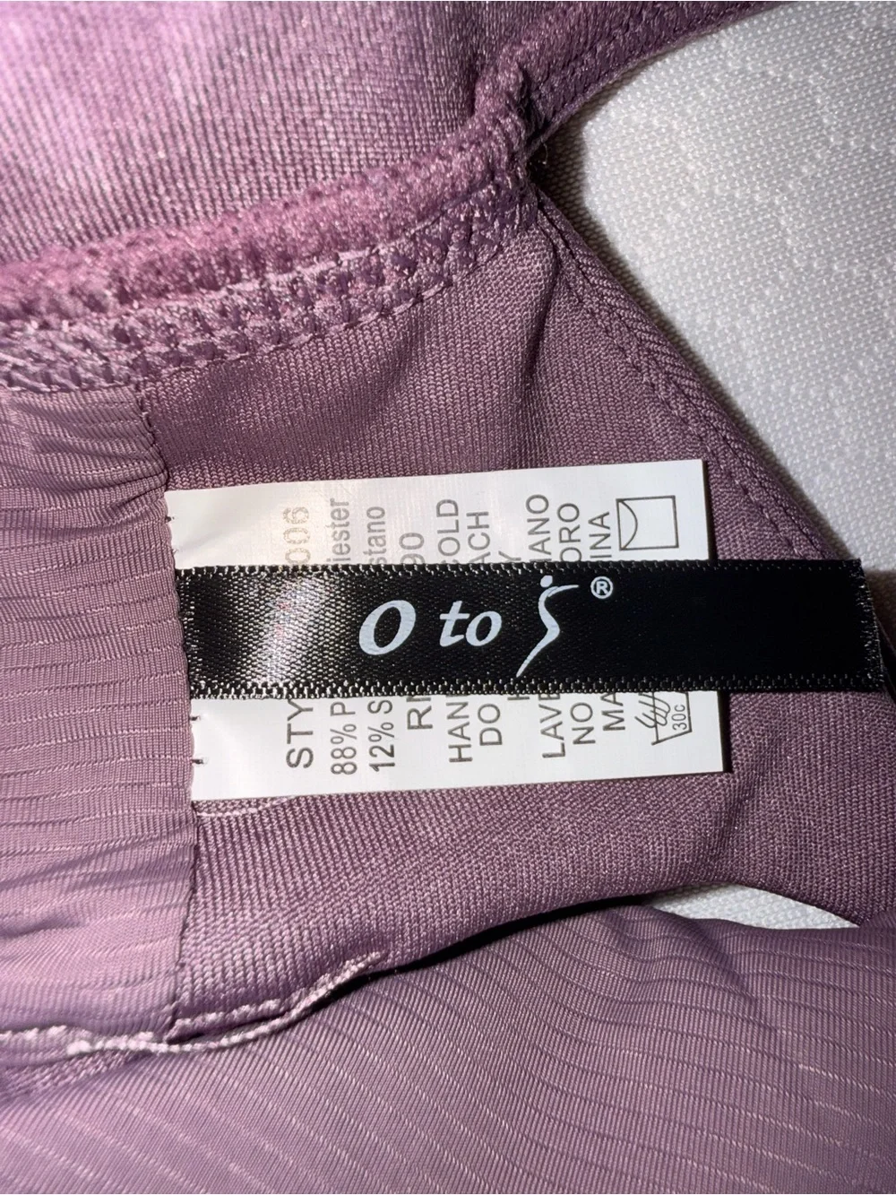 51. Nike Women's Purple Racerback Sports Bra - Picture 4 of 6